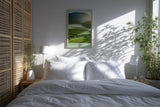 Paul Sinus Kunstdruck 40x60cm The Green Wave – Sanfte Landschaft in fließendem Licht