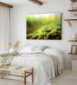 Paul Sinus Wandbild 120x80cm Wiese Grün Sonnenstrahlen Kunstvoll Natur