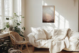 Paul Sinus 60x90cm Wandbild Blütenrahmen in Beige – Zurückhaltende Eleganz mit floraler Tiefe Blume