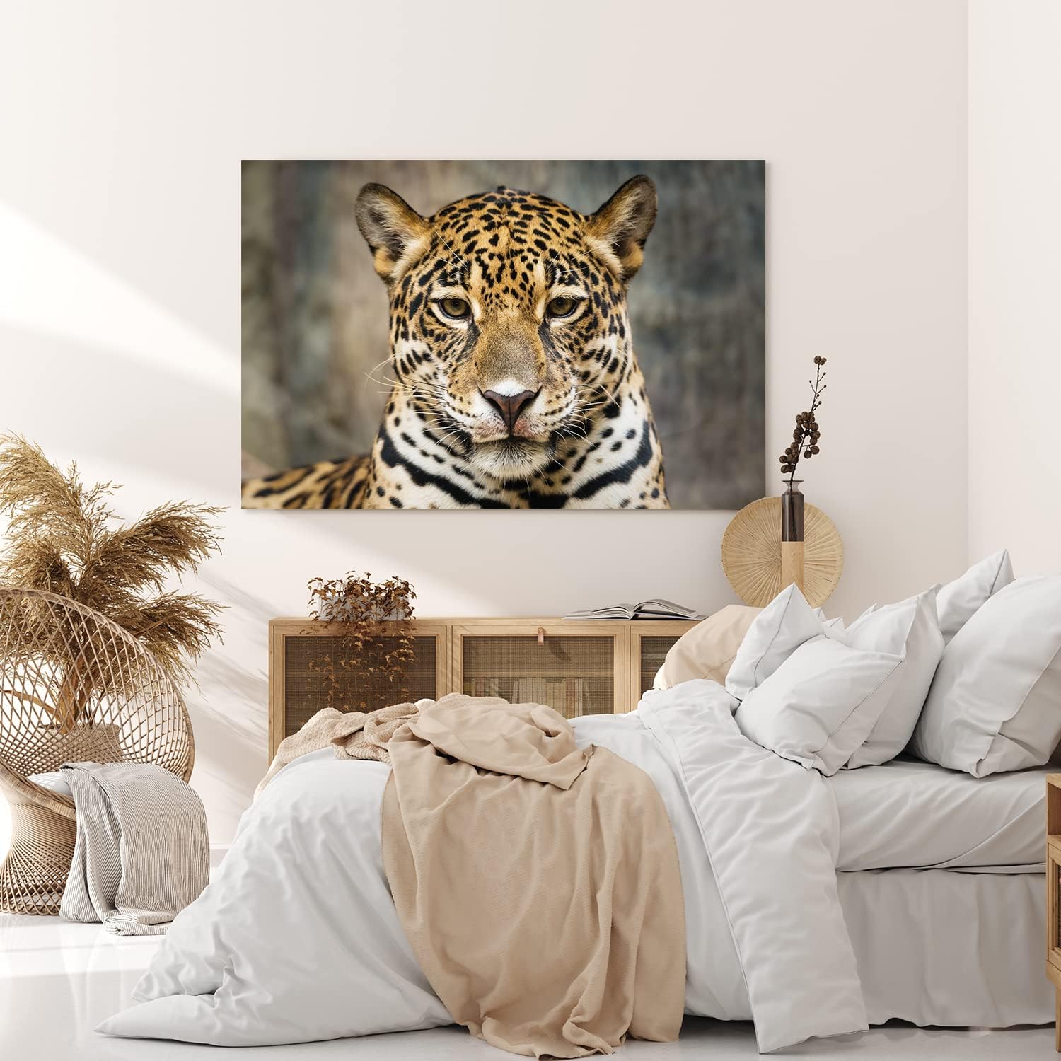 Paul Sinus Wandbild 120x80cm Jaguar Raubkatze Katze Tierfotografie Großkatze