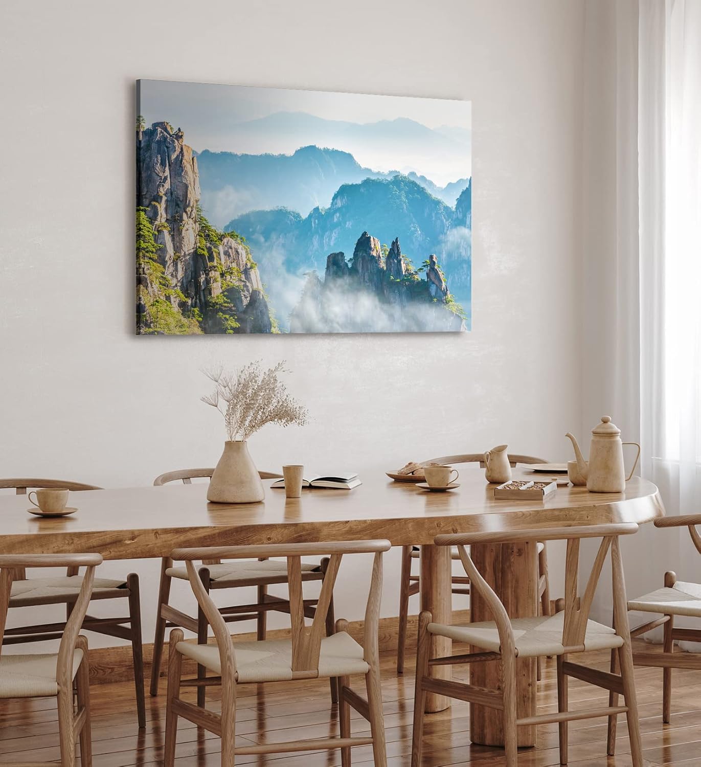 Paul Sinus Wandbild 120x80cm Mount Huangshan Asien China Berge Gebirge Felsformationen