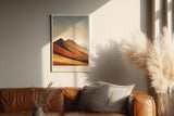 Paul Sinus Wandbild in 40x60cm Golden Ridges – Landschaft in warmen Goldund Rottönen für zeitlose Raumgestaltung