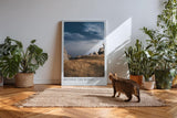 Paul Sinus Kunstdruck 40x60cm Beyond the Ridge mit felsiger Hochebene und weitem Himmel