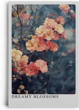 Paul Sinus Leinwandbild 40x60cm verträumte Blüten in sanften Frühlingsfarben mit weichem Bokeh – kunstvolles Leinwandbild für harmonische Raumgestaltung