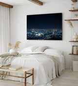 Paul Sinus Wandbild 120x80cm Los Angeles bei Nacht Großstadt