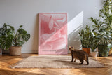 Paul Sinus Kunstdruck 40x60cm Lotus Bloom – Zarte Lotusblüte in sanften Rosatönen als Symbol der Achtsamkeit