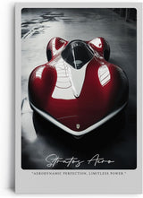 Paul Sinus Leinwandbild 60x90cm Stratos Aero Leinwandbild sportlicher, aerodynamischer Fahrzeugentwurf mit perfektem Design und grenzenloser Power