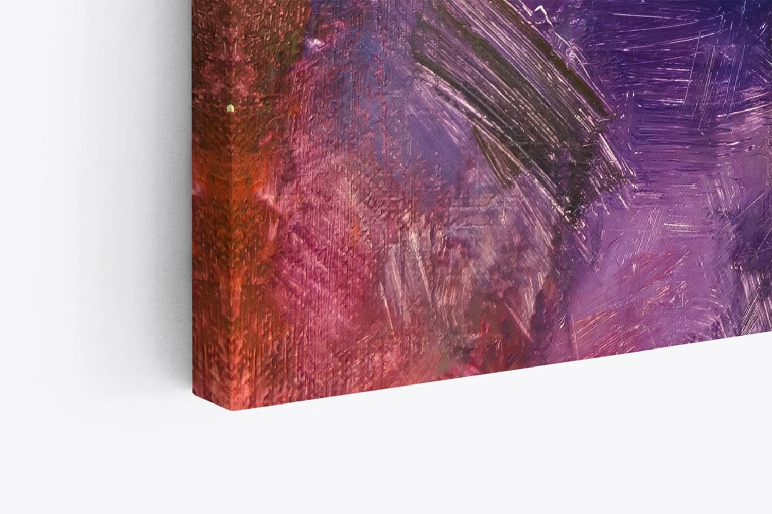 Paul Sinus Wandbild 120x80cm Abstrakt Struktur Textur Kratzer Farben Modern