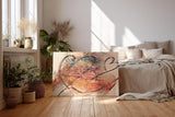 Sinus Art Wandbild 120x80cm Die dynamischen Linien und Flächen wirken wie fließende Energie in leuchtenden Farben