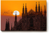 Sinus Art Wandbild 120x80cm Imposanter Dom mit dramatischem Himmel – Symbol für Geschichte und Ästhetik