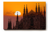 Sinus Art Wandbild 120x80cm Imposanter Dom mit dramatischem Himmel – Symbol für Geschichte und Ästhetik