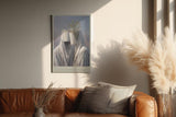 Paul Sinus Wandbild in 40x60cm The Silent Bloom – Surreale Darstellung zweier Figuren mit Blumenmotiv