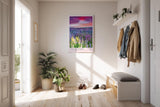 Paul Sinus Kunstdruck 40x60cm Lupinen Sonnenuntergang Blumenwiese Farbenpracht Natur Lupine Sunset