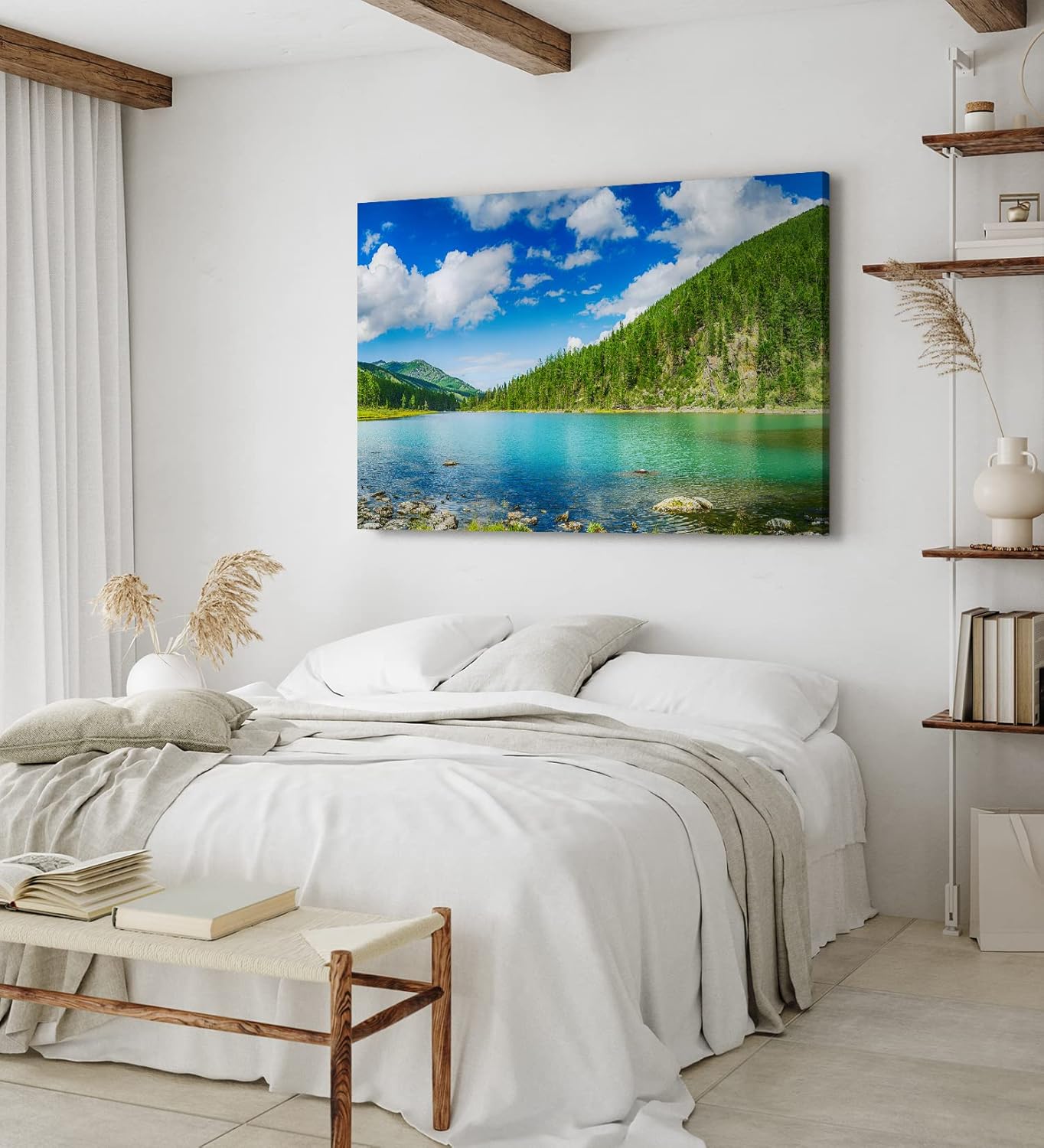 Paul Sinus Wandbild 120x80cm See Granitsee USA Natur Berge Bergsee