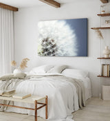 Paul Sinus Wandbild 120x80cm Nahaufnahme Pusteblume Fotokunst Weiß Löwenzahn