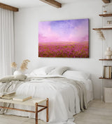 Paul Sinus Wandbild 120x80cm Blumenfeld Wildblumen Feld Blumen Lavendel