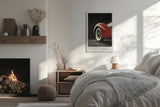 Paul Sinus Leinwandbild 60x90cm Royal Curves Art-déco-Automobil Ästhetische Eleganz Klassisches Design Zeitlose Schönheit Hochwertige Wandkunst