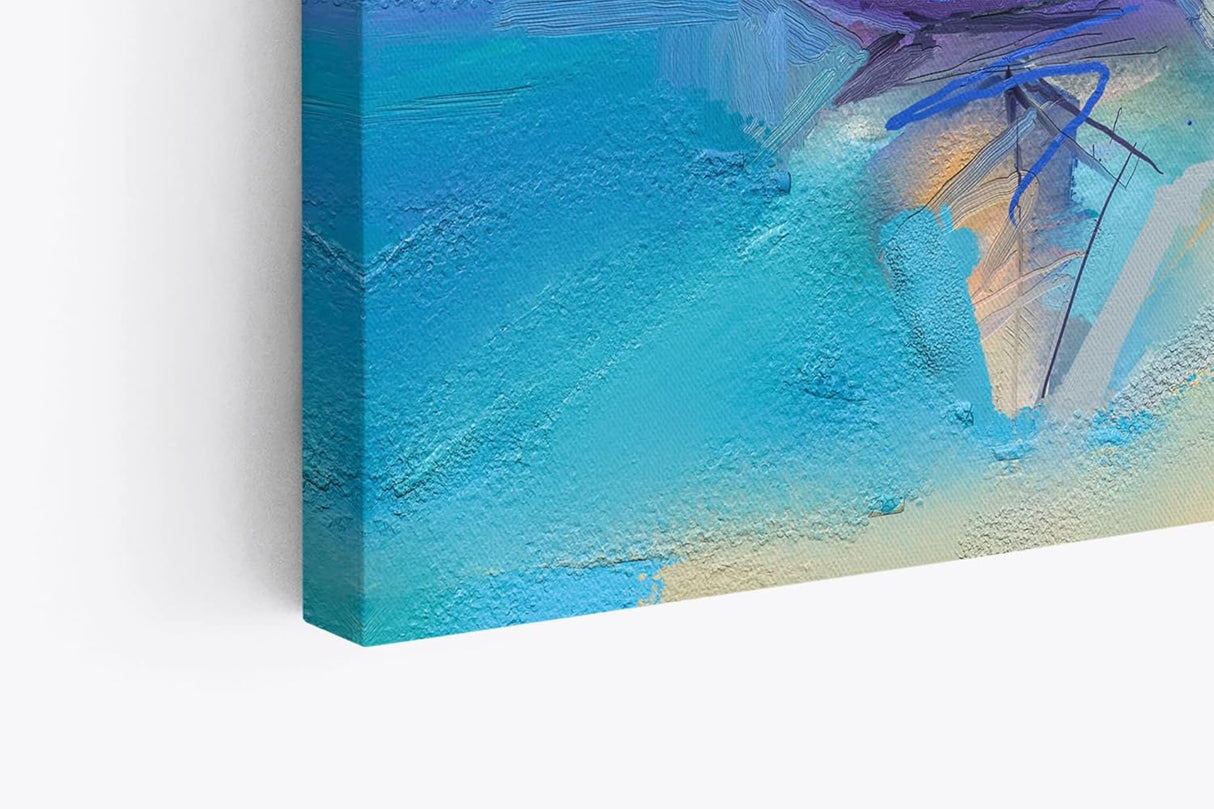 Paul Sinus Wandbild 120x80cm Segelschiffe Segelboote Segeln Meer Sonnenuntergang Abstrakt