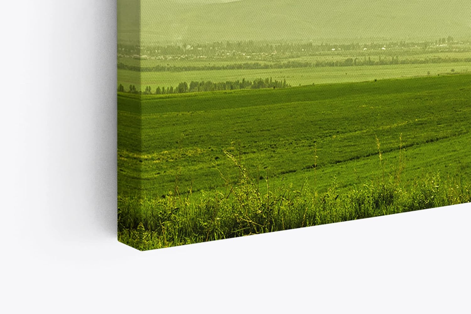 Paul Sinus Wandbild 120x80cm Landschaft Natur Berge Hügel Grün Himmel