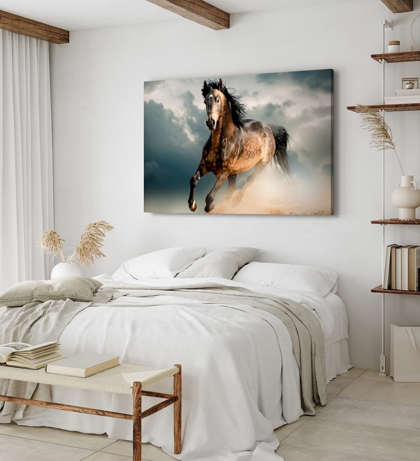 Paul Sinus Wandbild 120x80cm Pferd Wildpferd Mustang Tierfotografie Wildnis