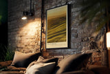 Paul Sinus Kunstdruck 40x60cm Val d’Orcia Italy goldene Hügelwellen der Toskana im warmen Abendlicht
