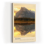 Paul Sinus Kunstdruck 40x60cm Banff Kanada See Berge Sonnenuntergang Spiegelung Natur Banff Canada