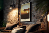 Paul Sinus Kunstdruck 40x60cm Sonnenuntergang Küste Meer Licht Spiegelung Ruhe Sunset Coast