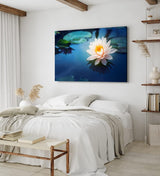 Paul Sinus Wandbild 120x80cm Lotosblume Blume Blüte Kunstvoll Lotos Rosa Wasserblumen