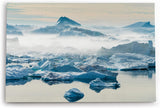 Paul Sinus Wandbild 120x80cm Antarktis Eisberge Meer Schnee Weiß Südpol