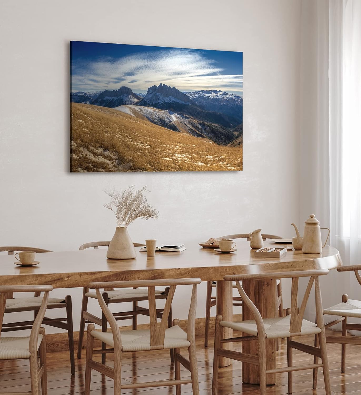Paul Sinus Wandbild 120x80cm Alpen Berge Berglandschaft Himmel Gebirge Berggipfel