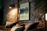 Paul Sinus Kunstdruck 40x60cm Norwegian Fjords – Spiegelbild der Natur zwischen Himmel und Wasser