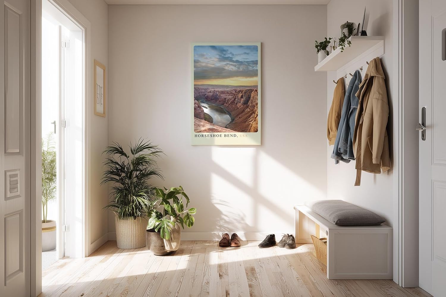 Paul Sinus Kunstdruck 40x60cm Horseshoe Bend – Atemberaubende Flussschleife in der Wüste Arizonas