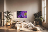 Sinus Art Wandbild 120x80cm Zwei Blüten in Nahaufnahme – detailreich und harmonisch miteinander verschmolzen
