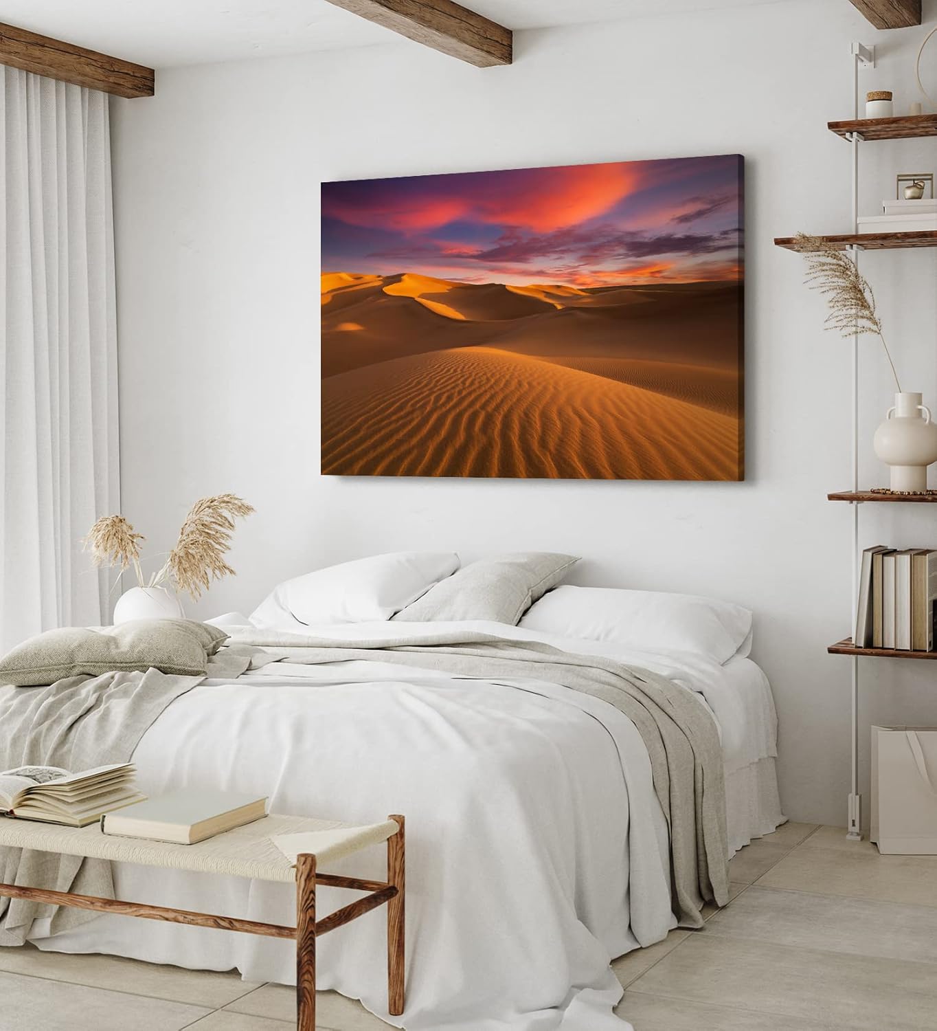 Paul Sinus Wandbild 120x80cm Wüstenlandschaft Wüste Sanddünen Sand Sahara
