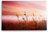 Paul Sinus Wandbild 120x80cm Weizenfeld Morgenröte Natur Feld Rosa Himmel
