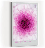 Paul Sinus Kunstdruck 40x60cm Blush Symmetry Rosafarbene Blüte in perfekter Anordnung Perfection in Pink Petals