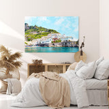 Paul Sinus Wandbild 120x80cm Amalfiküste Italien Küstenstadt Mittelmeer traditionelle Häuse