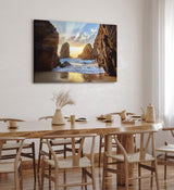 Paul Sinus Wandbild 120x80cm Cabo da Roca Portugal Atlantik Bucht Strand Felsen