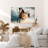 Paul Sinus Wandbild 120x80cm Pferd Wildpferd Mustang Tierfotografie Wildnis