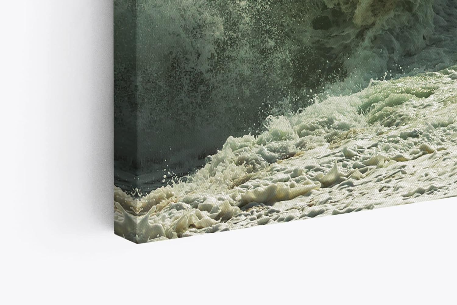 Paul Sinus Wandbild 120x80cm Wellen Ozean Sturm Strand Gewitter Horizont