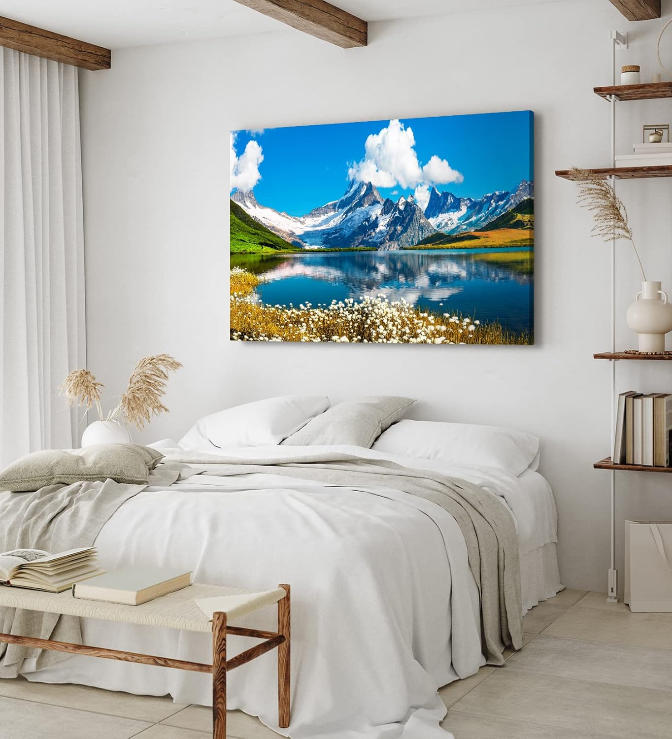 Paul Sinus Wandbild 120x80cm Moraine Lake in Kanada Bergsee Berge See Natur