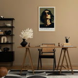 Paul Sinus Leinwandbild 60x90cm stilvolle Frau mit Sonnenbrille in ausdrucksstarker Lichtstimmung – kunstvolles Leinwandbild für moderne Raumgestaltung