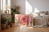 Sinus Art Wandbild 120x80cm Ästhetisches Rosenmotiv mit romantischer Ausstrahlung und Tiefe