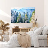 Paul Sinus Wandbild 120x80cm Zhangjiajie Nationalpark China Felsen Sandsteinformationen