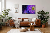 Sinus Art Wandbild 120x80cm Zwei Blüten in Nahaufnahme – detailreich und harmonisch miteinander verschmolzen