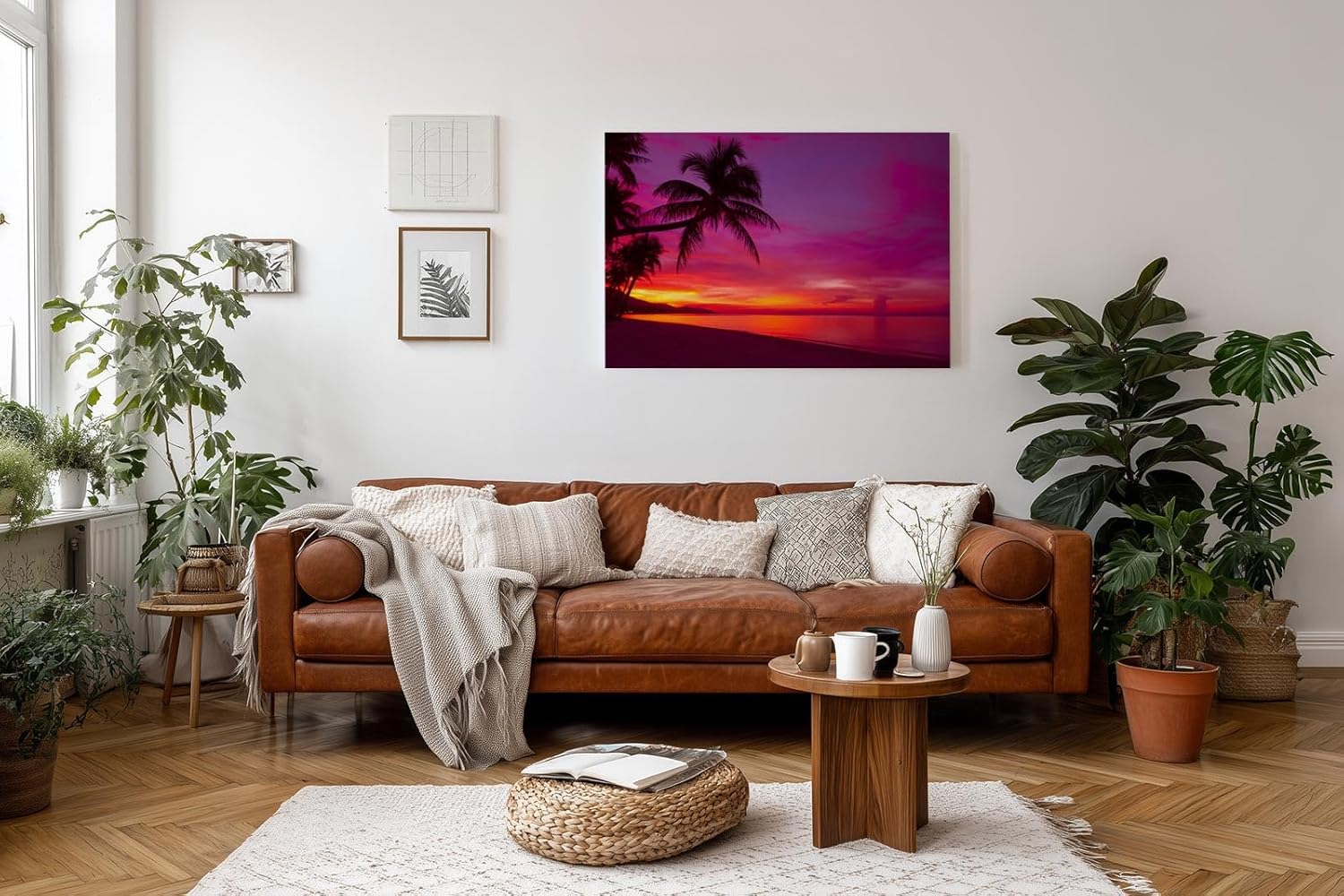 Sinus Art Wandbild 120x80cm Stimmungsvolles Motiv für Urlaubssehnsucht und exotisches Flair