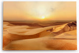 Paul Sinus Wandbild 120x80cm Wüste Sand Sanddünen Sonne Horizont Wüstenlandschaft