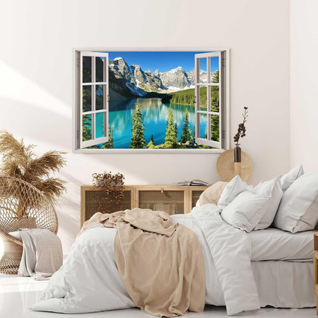 Paul Sinus Foto Fensterbild auf Leinwand viele Größen SOFORT ONLINE Upload eigenes Bild auf Canvas mit Holzrahmen - Wandbild mit Wunschmotiv - Persönliches Kunstdruck personalisiert
