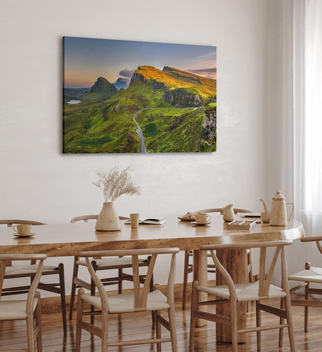 Paul Sinus Wandbild 120x80cm Quiraing Schottland Landschaft Berge Isle of Skye
