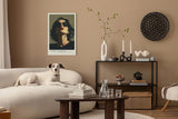 Paul Sinus Leinwandbild 60x90cm stilvolle Frau mit Sonnenbrille in ausdrucksstarker Lichtstimmung – kunstvolles Leinwandbild für moderne Raumgestaltung